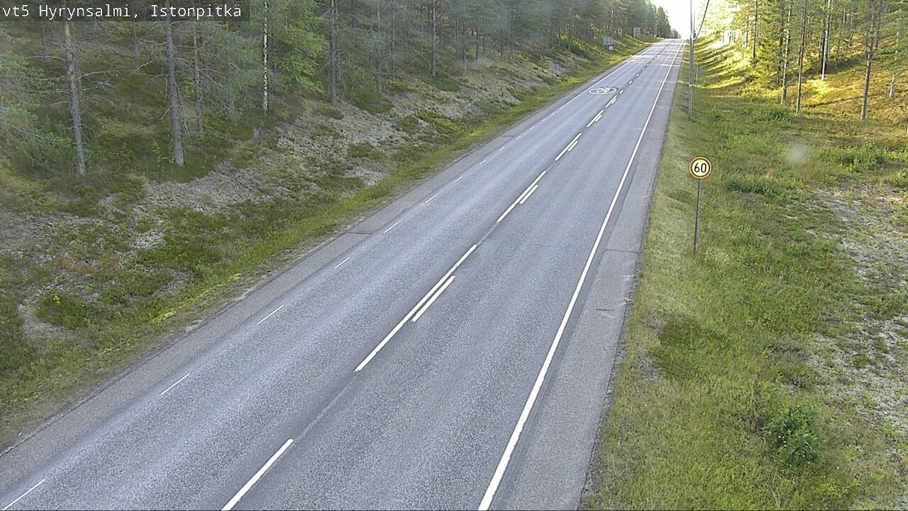 Kelikamerat Kuva Tie 5 Hyrynsalmi, Istonpitkä, Hyrynsalmi, Kainuu