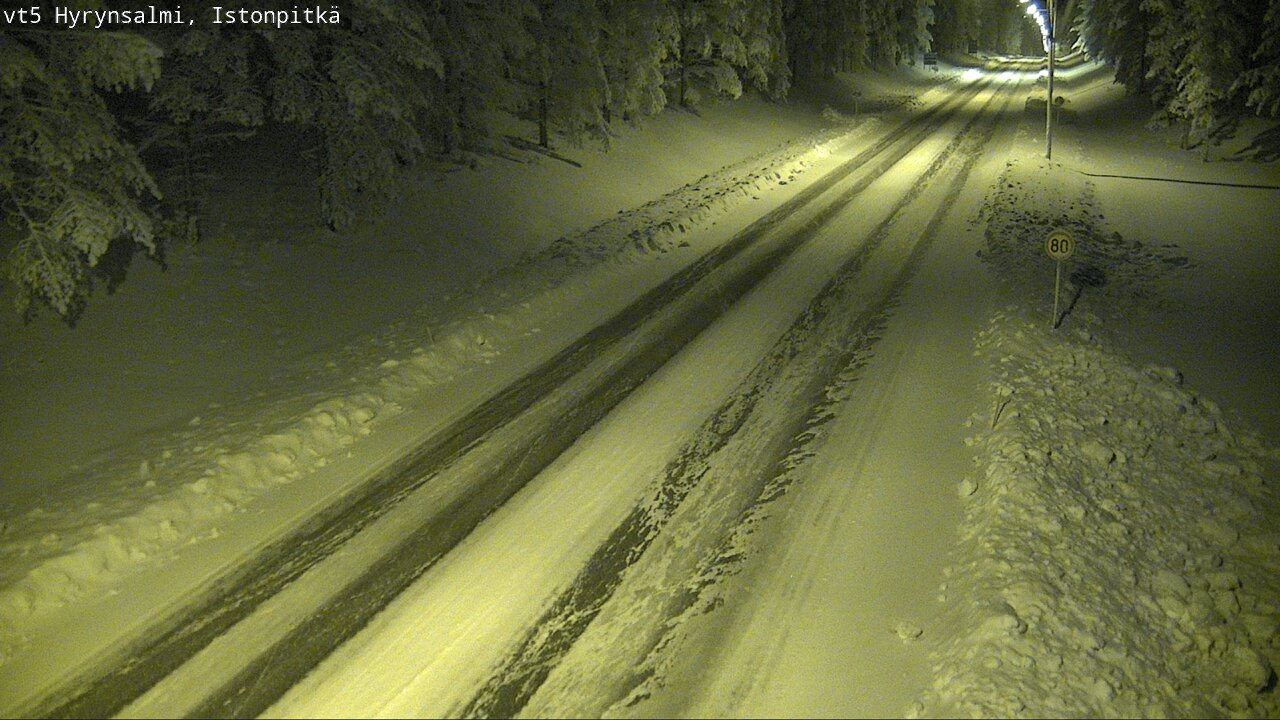 Kelikamerat Kuva Tie 5 Hyrynsalmi, Istonpitkä, Hyrynsalmi, Kainuu