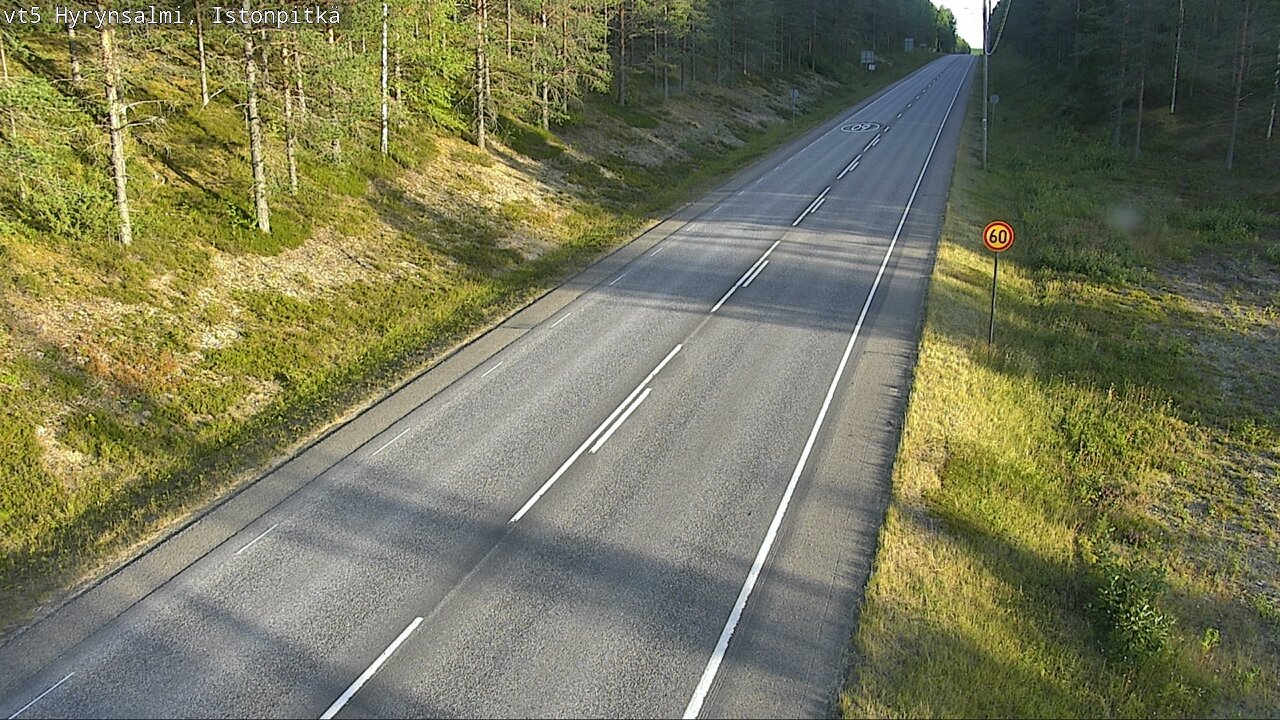 Kelikamerat Kuva Tie 5 Hyrynsalmi, Istonpitkä, Hyrynsalmi, Kainuu