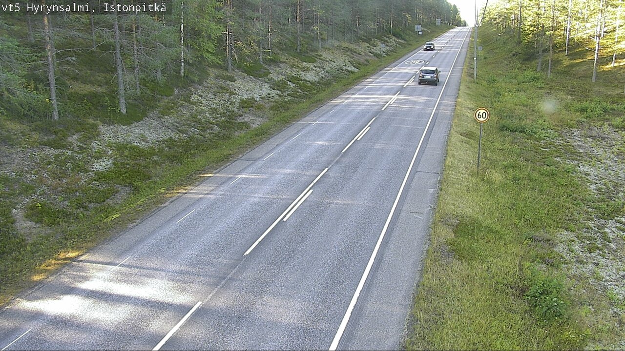 Kelikamerat Kuva Tie 5 Hyrynsalmi, Istonpitkä, Hyrynsalmi, Kainuu
