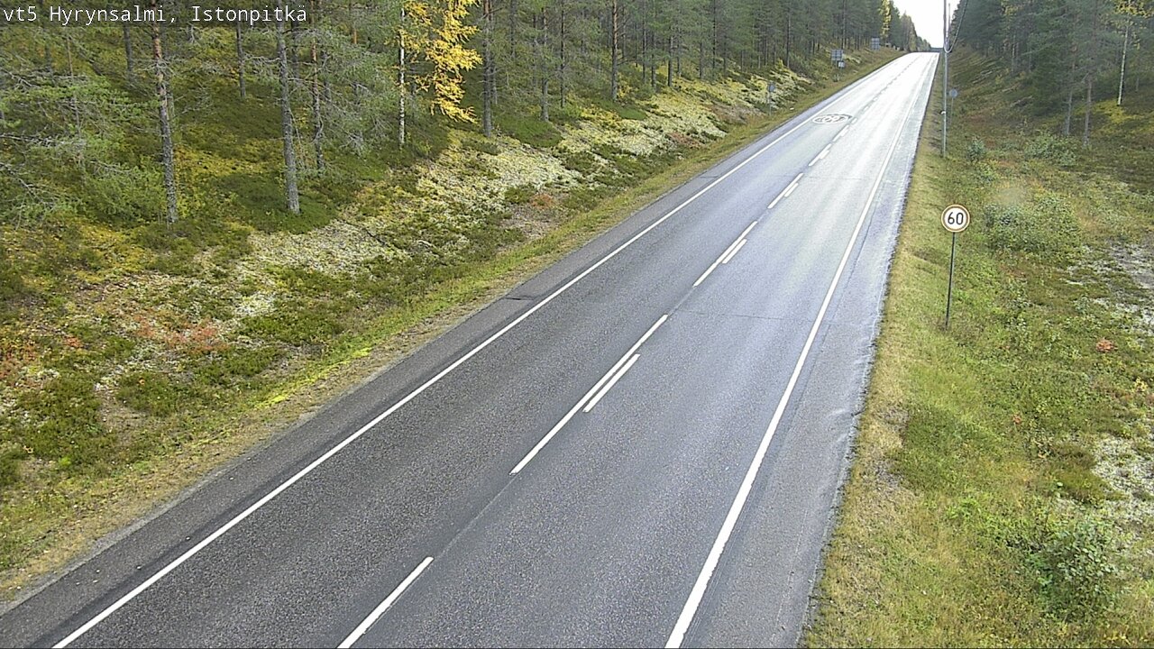 Kelikamerat Kuva Tie 5 Hyrynsalmi, Istonpitkä, Hyrynsalmi, Kainuu