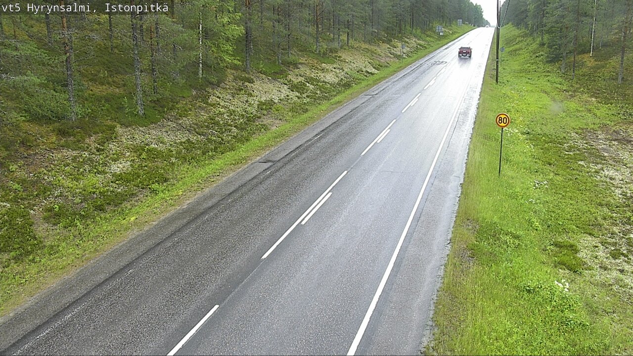 Kelikamerat Kuva Tie 5 Hyrynsalmi, Istonpitkä, Hyrynsalmi, Kainuu