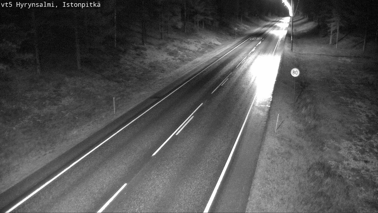 Kelikamerat Kuva Tie 5 Hyrynsalmi, Istonpitkä, Hyrynsalmi, Kainuu