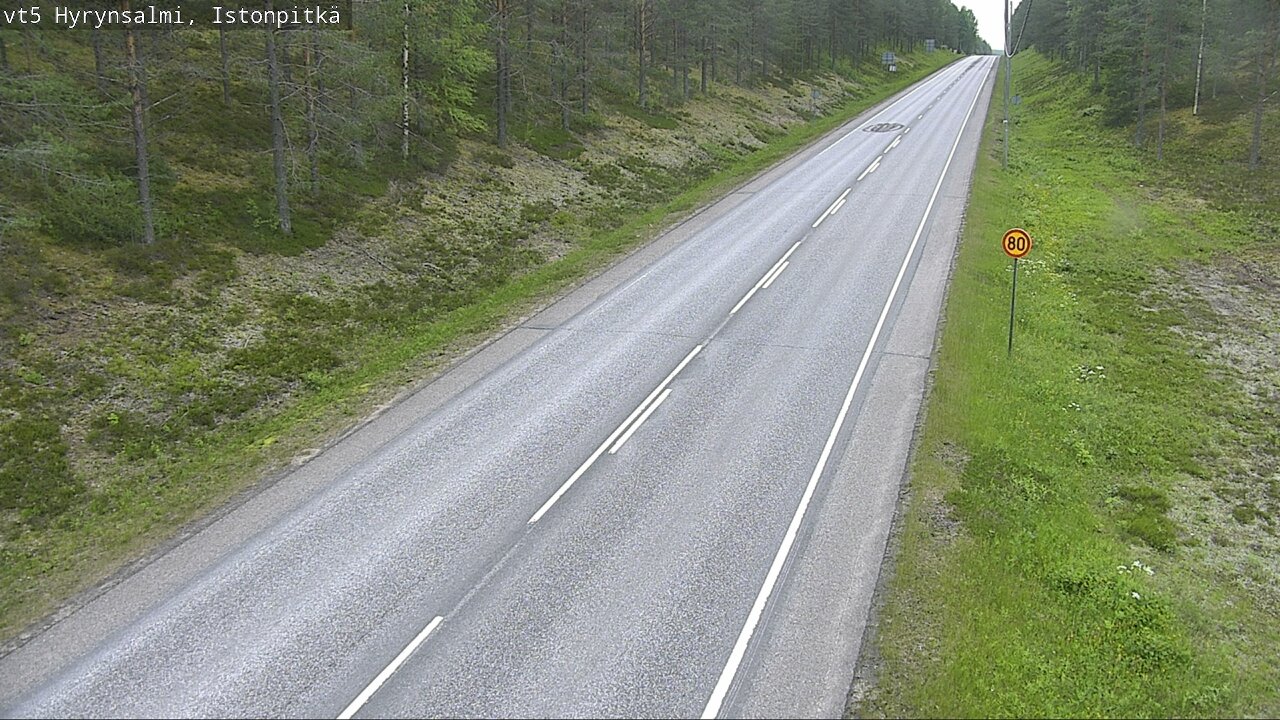 Kelikamerat Kuva Tie 5 Hyrynsalmi, Istonpitkä, Hyrynsalmi, Kainuu