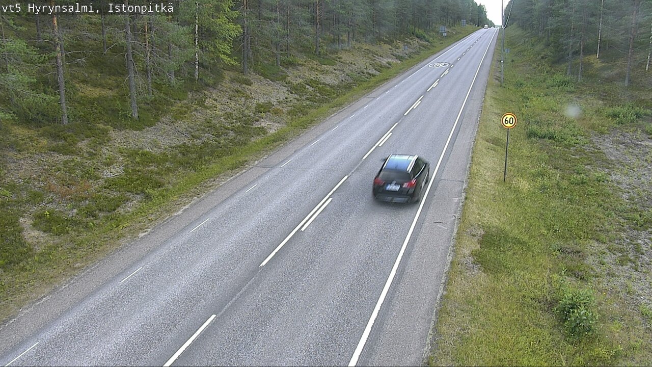 Kelikamerat Kuva Tie 5 Hyrynsalmi, Istonpitkä, Hyrynsalmi, Kainuu