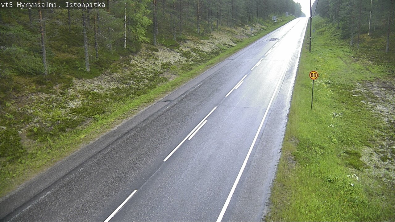 Kelikamerat Kuva Tie 5 Hyrynsalmi, Istonpitkä, Hyrynsalmi, Kainuu