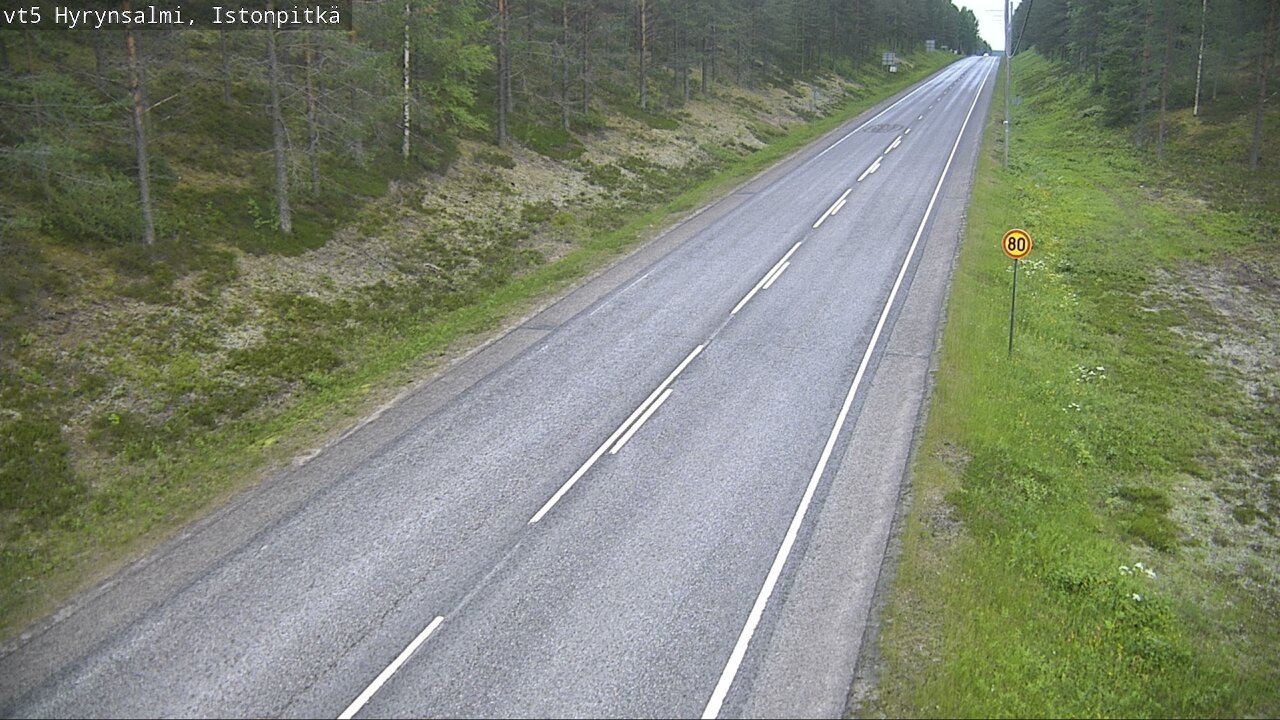 Kelikamerat Kuva Tie 5 Hyrynsalmi, Istonpitkä, Hyrynsalmi, Kainuu