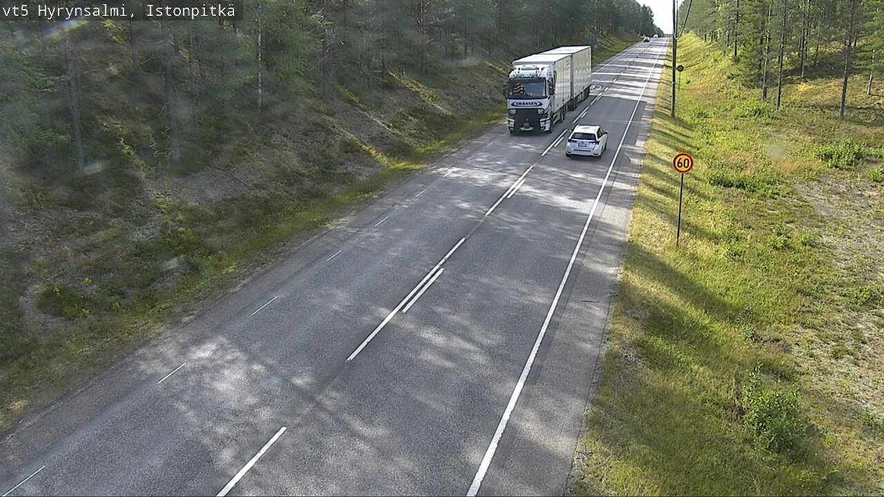 Kelikamerat Kuva Tie 5 Hyrynsalmi, Istonpitkä, Hyrynsalmi, Kainuu