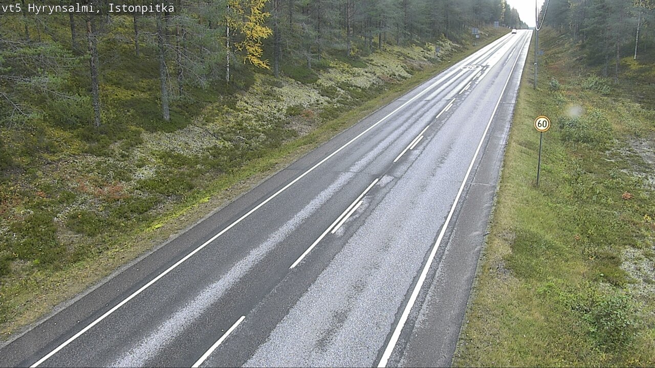 Kelikamerat Kuva Tie 5 Hyrynsalmi, Istonpitkä, Hyrynsalmi, Kainuu