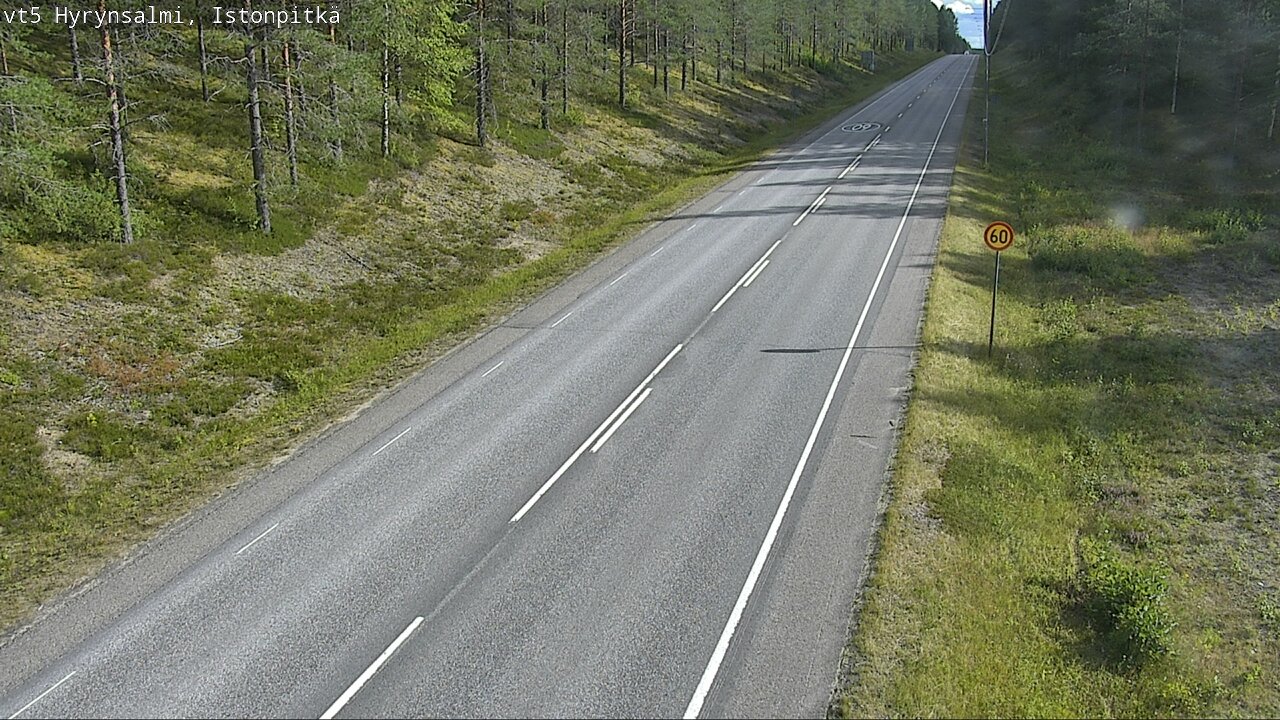 Kelikamerat Kuva Tie 5 Hyrynsalmi, Istonpitkä, Hyrynsalmi, Kainuu