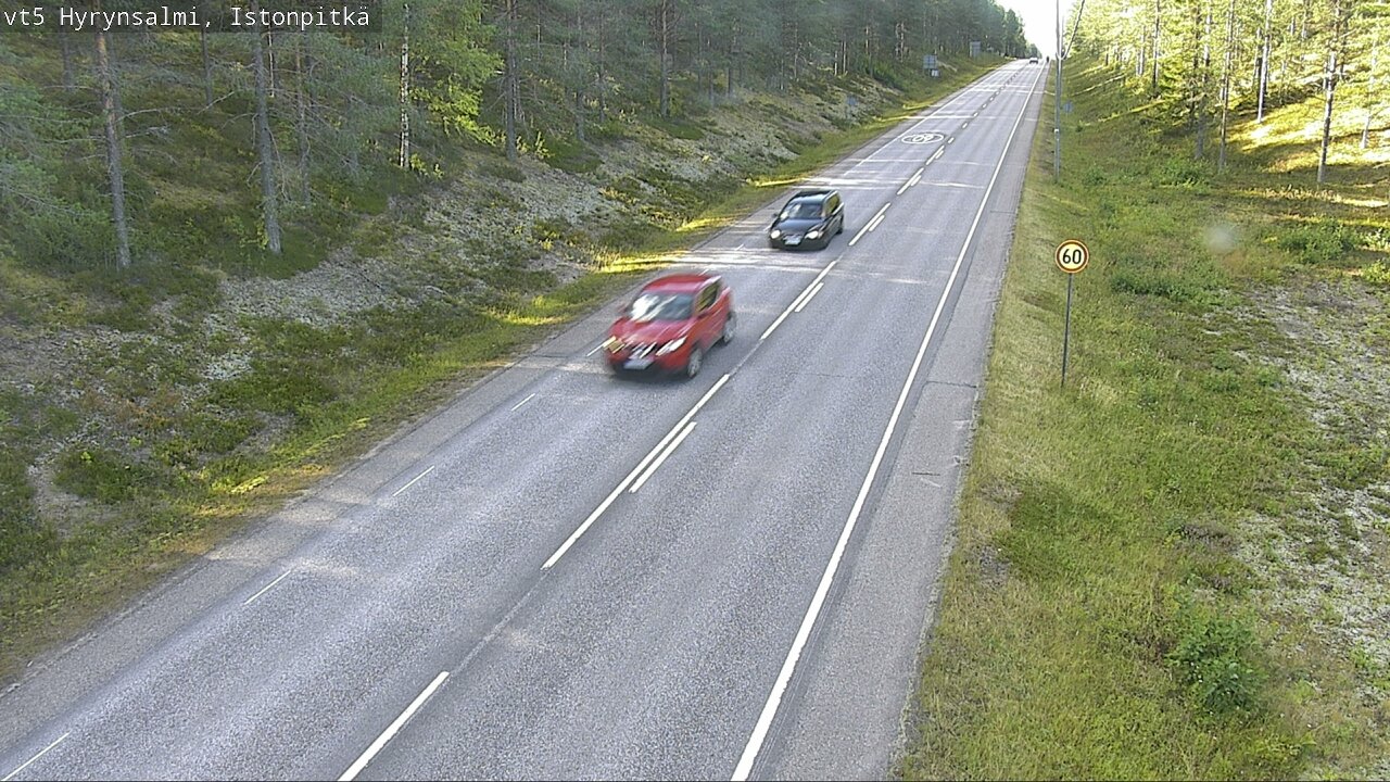 Kelikamerat Kuva Tie 5 Hyrynsalmi, Istonpitkä, Hyrynsalmi, Kainuu