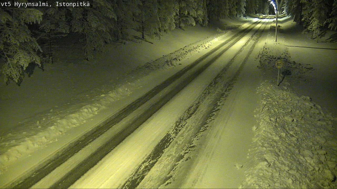 Kelikamerat Kuva Tie 5 Hyrynsalmi, Istonpitkä, Hyrynsalmi, Kainuu