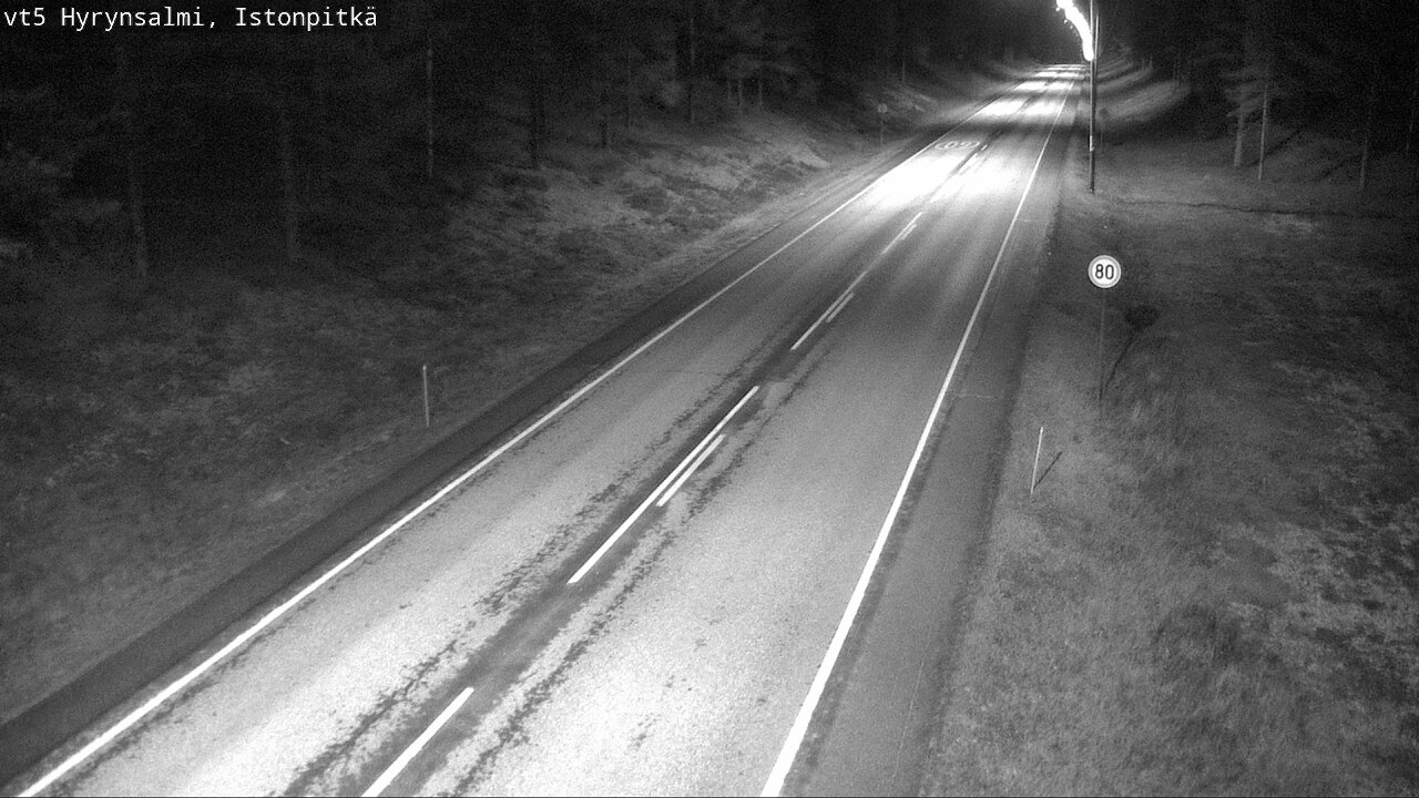 Kelikamerat Kuva Tie 5 Hyrynsalmi, Istonpitkä, Hyrynsalmi, Kainuu