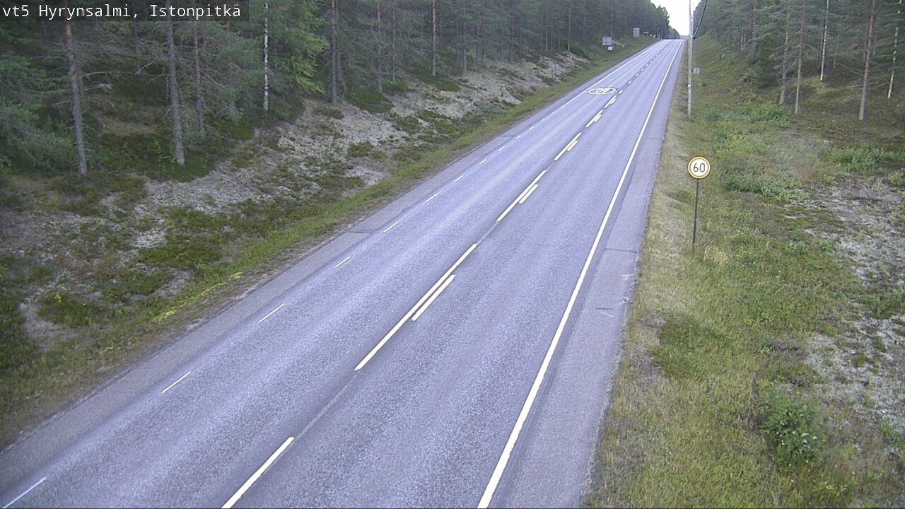 Kelikamerat Kuva Tie 5 Hyrynsalmi, Istonpitkä, Hyrynsalmi, Kainuu