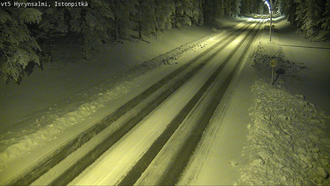 Kelikamerat Kuva Tie 5 Hyrynsalmi, Istonpitkä, Hyrynsalmi, Kainuu