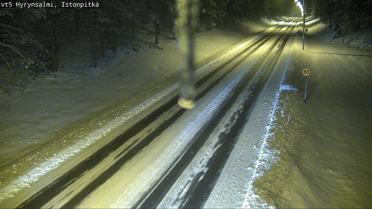 Weather Camera Image Road 5 Hyrynsalmi, Istonpitkä, Hyrynsalmi, Kainuu