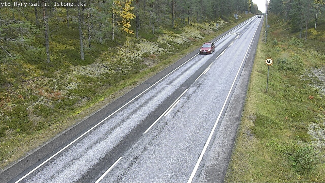 Kelikamerat Kuva Tie 5 Hyrynsalmi, Istonpitkä, Hyrynsalmi, Kainuu