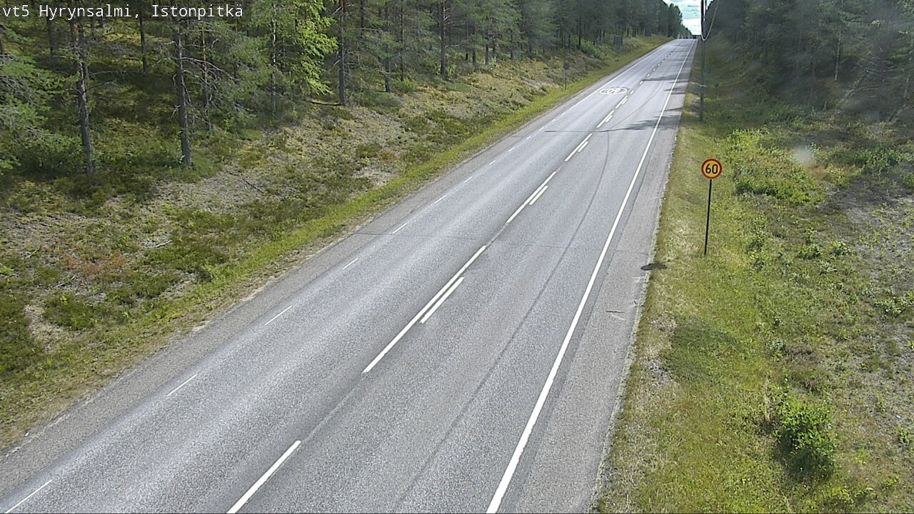Kelikamerat Kuva Tie 5 Hyrynsalmi, Istonpitkä, Hyrynsalmi, Kainuu