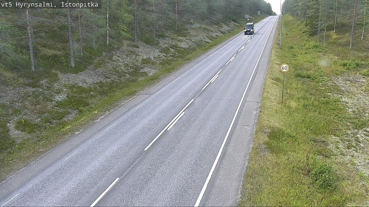 Kelikamerat Kuva Tie 5 Hyrynsalmi, Istonpitkä, Hyrynsalmi, Kainuu