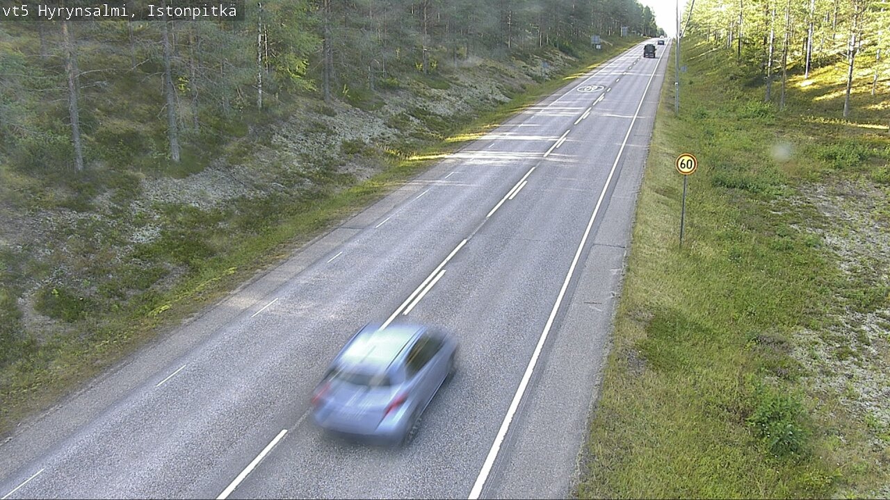 Kelikamerat Kuva Tie 5 Hyrynsalmi, Istonpitkä, Hyrynsalmi, Kainuu