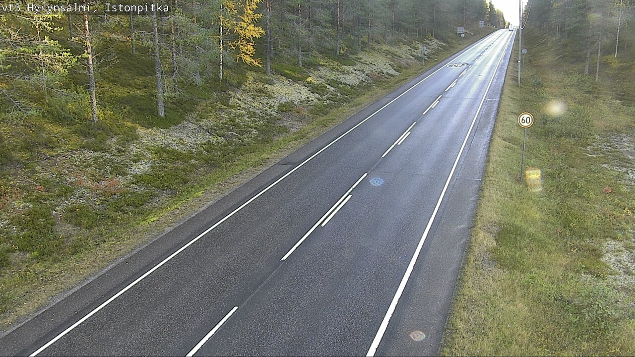 Kelikamerat Kuva Tie 5 Hyrynsalmi, Istonpitkä, Hyrynsalmi, Kainuu