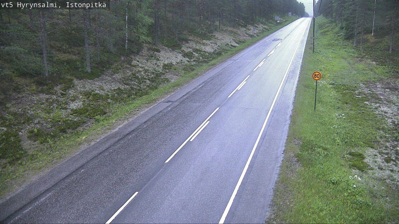 Kelikamerat Kuva Tie 5 Hyrynsalmi, Istonpitkä, Hyrynsalmi, Kainuu