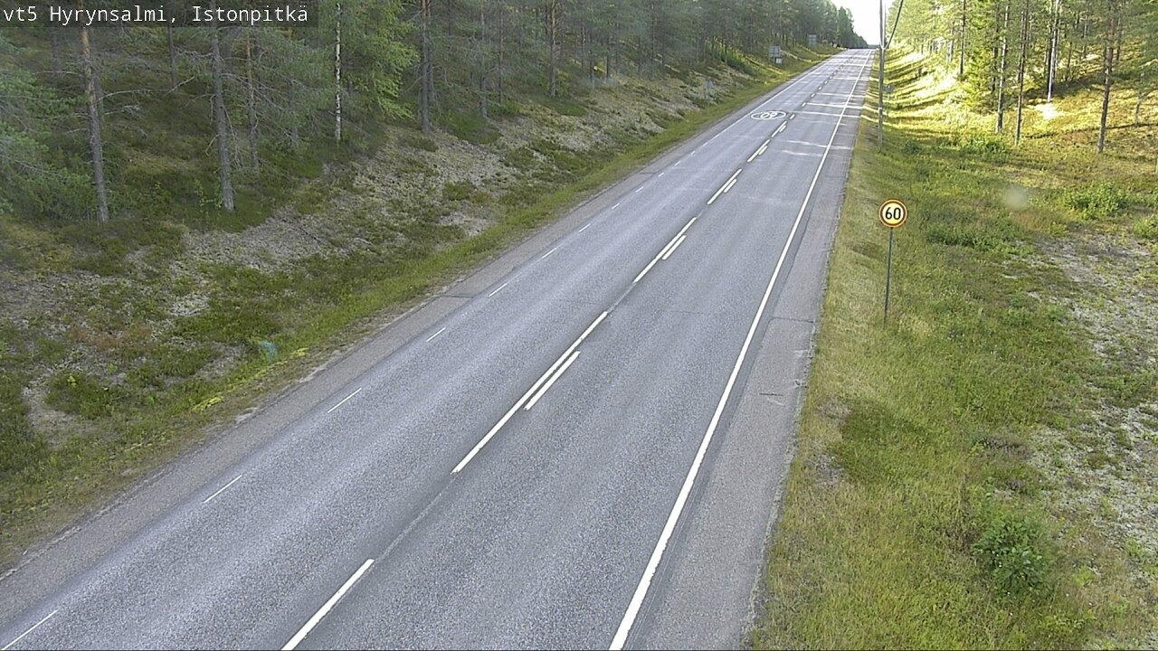 Kelikamerat Kuva Tie 5 Hyrynsalmi, Istonpitkä, Hyrynsalmi, Kainuu