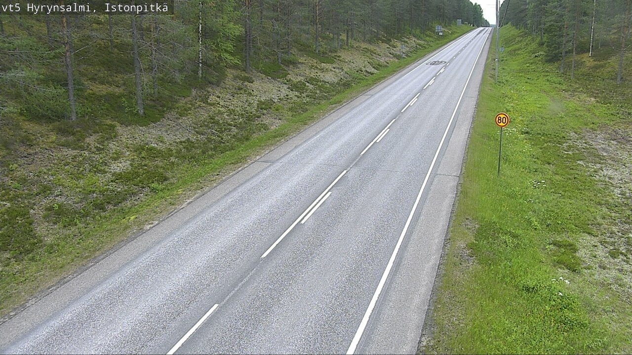 Kelikamerat Kuva Tie 5 Hyrynsalmi, Istonpitkä, Hyrynsalmi, Kainuu