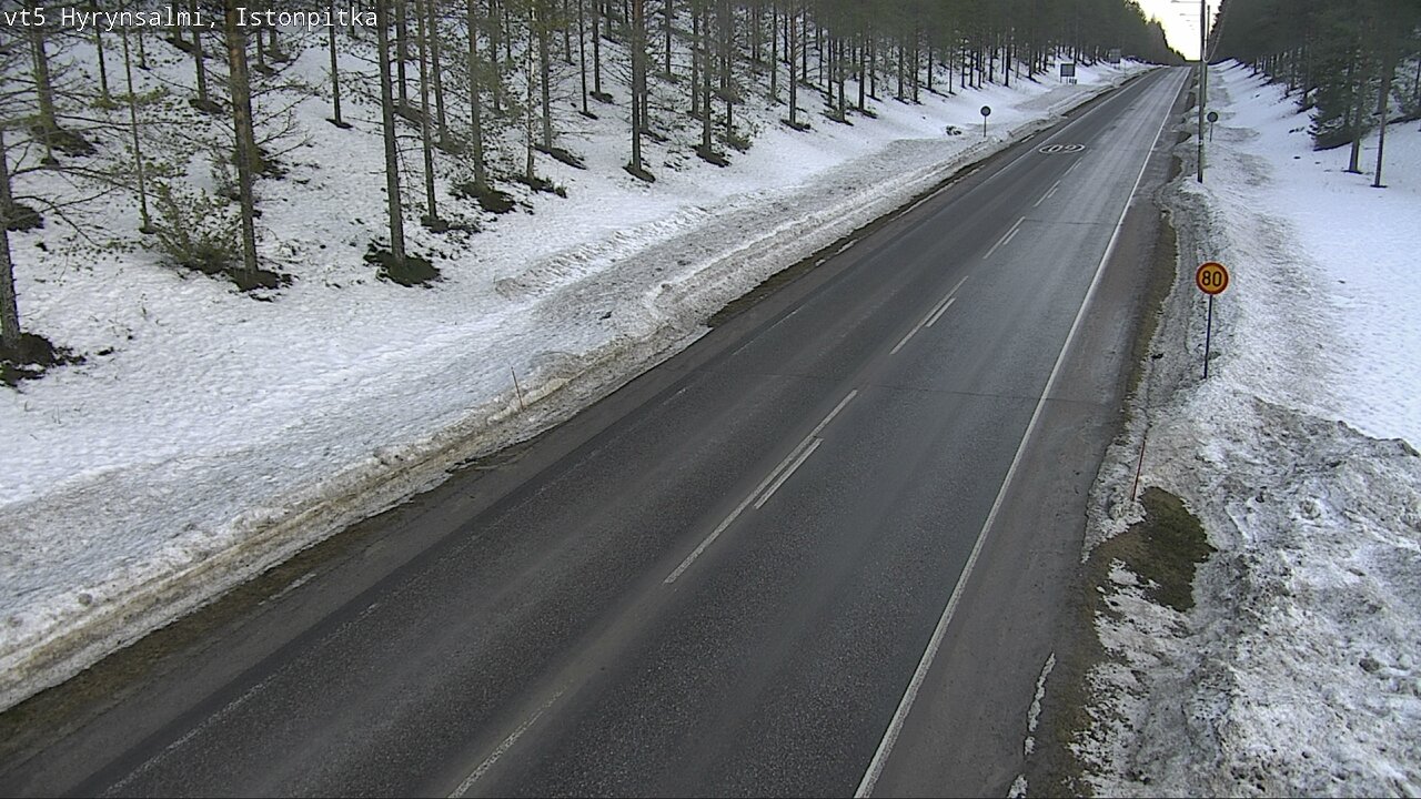 Kelikamerat Kuva Tie 5 Hyrynsalmi, Istonpitkä, Hyrynsalmi, Kainuu