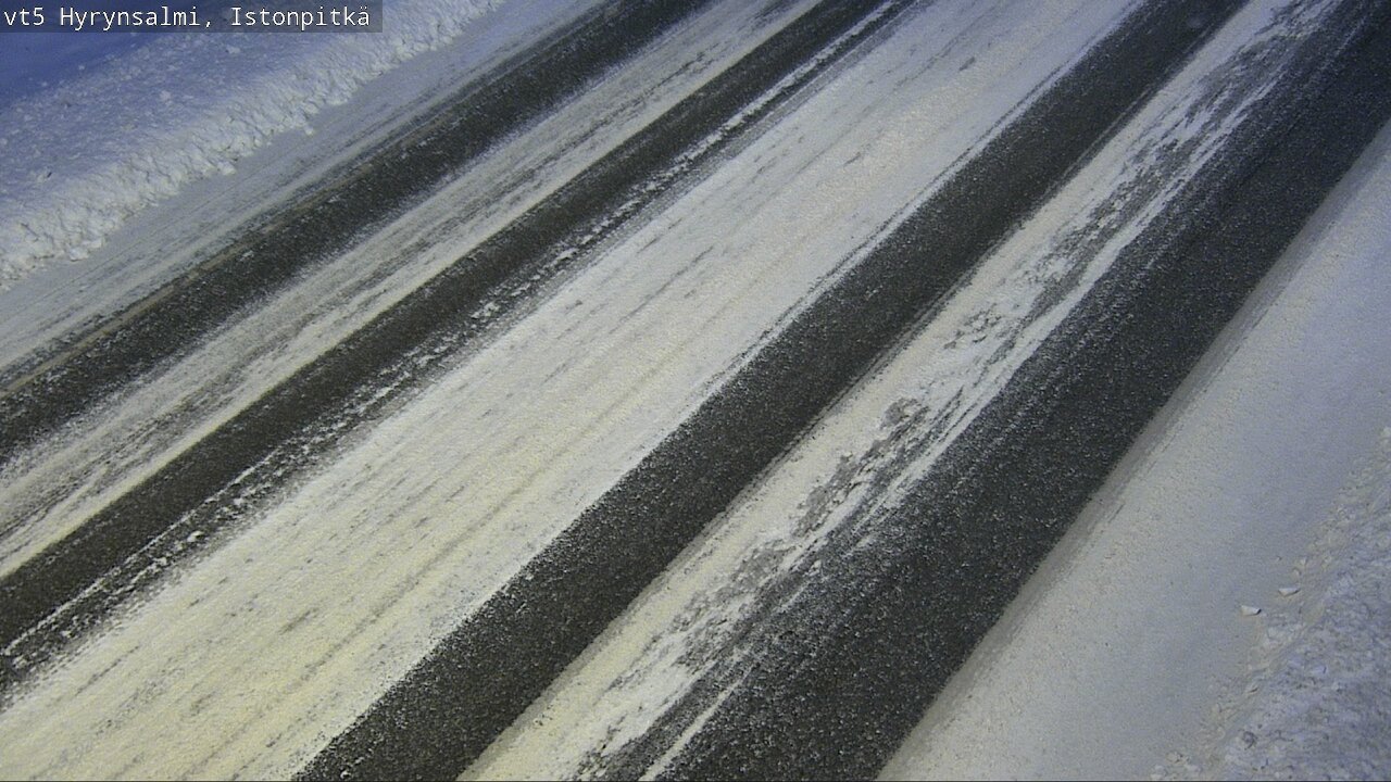 Weather Camera Image Väg 5 Hyrynsalmi, Istonpitkä, Hyrynsalmi, Kainuu