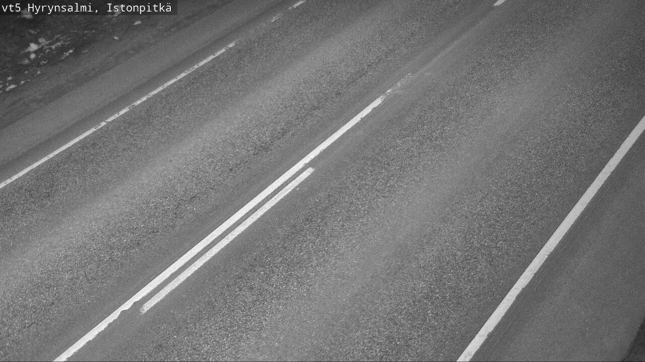 Weather Camera Image Väg 5 Hyrynsalmi, Istonpitkä, Hyrynsalmi, Kainuu