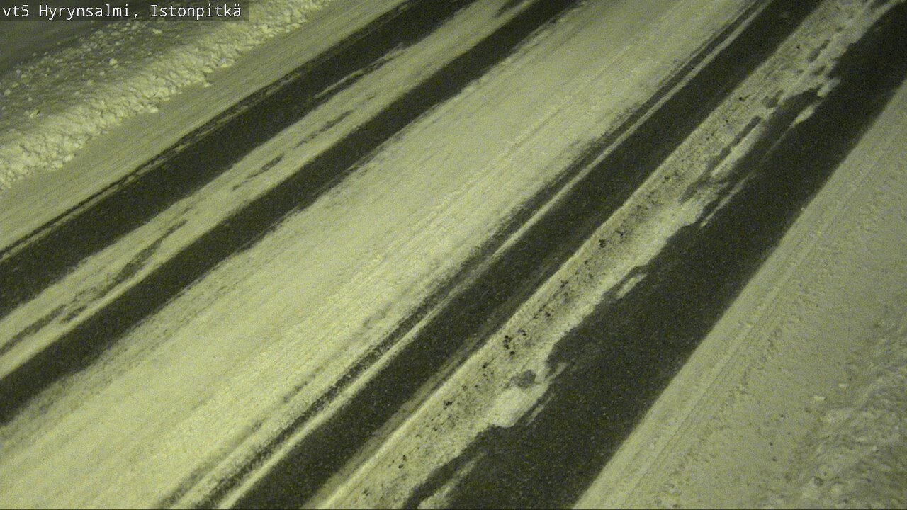 Weather Camera Image Väg 5 Hyrynsalmi, Istonpitkä, Hyrynsalmi, Kainuu
