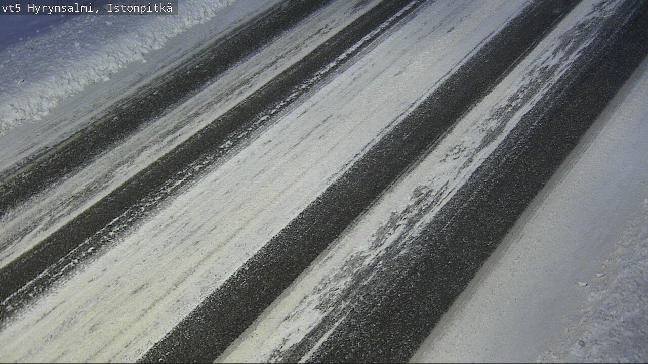 Weather Camera Image Väg 5 Hyrynsalmi, Istonpitkä, Hyrynsalmi, Kainuu