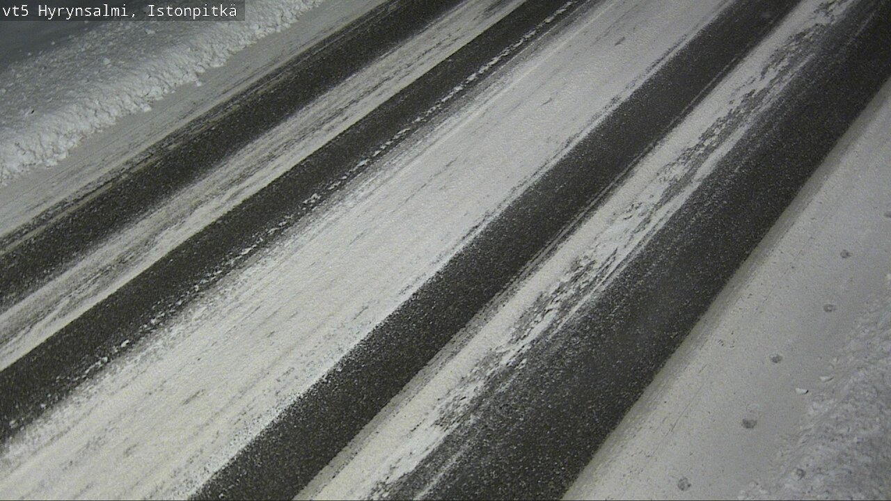 Weather Camera Image Väg 5 Hyrynsalmi, Istonpitkä, Hyrynsalmi, Kainuu