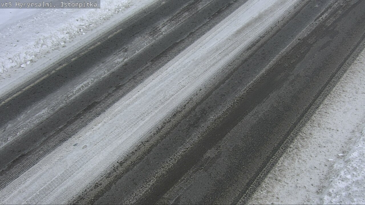 Weather Camera Image Väg 5 Hyrynsalmi, Istonpitkä, Hyrynsalmi, Kainuu