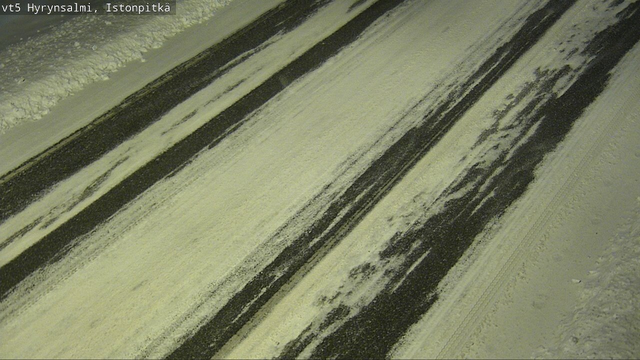 Weather Camera Image Väg 5 Hyrynsalmi, Istonpitkä, Hyrynsalmi, Kainuu