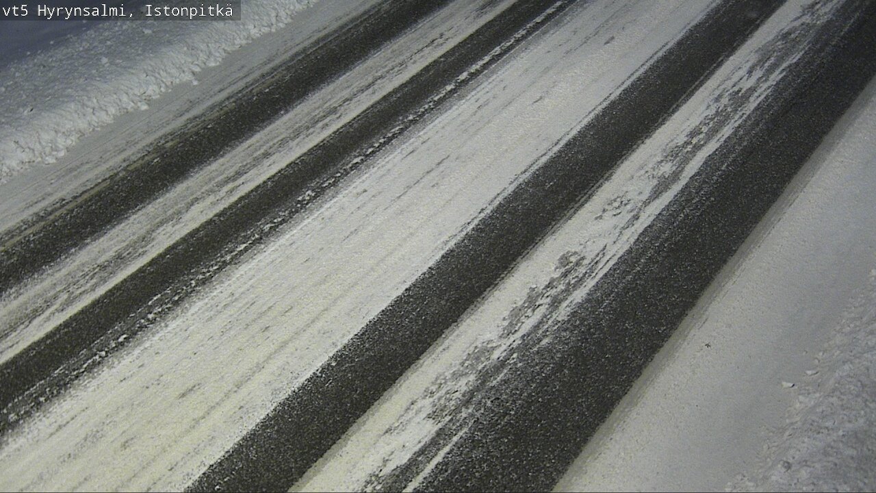 Weather Camera Image Väg 5 Hyrynsalmi, Istonpitkä, Hyrynsalmi, Kainuu