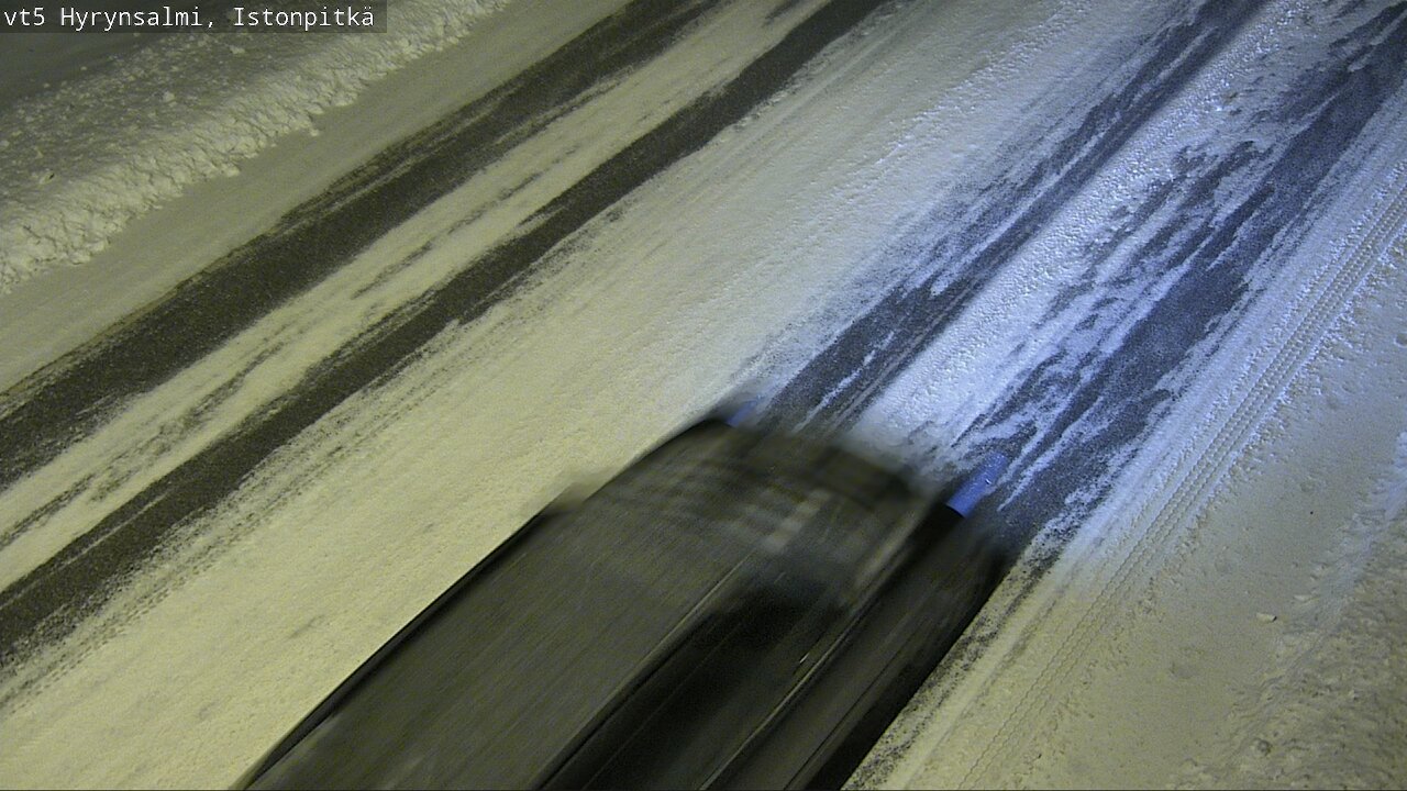 Weather Camera Image Väg 5 Hyrynsalmi, Istonpitkä, Hyrynsalmi, Kainuu