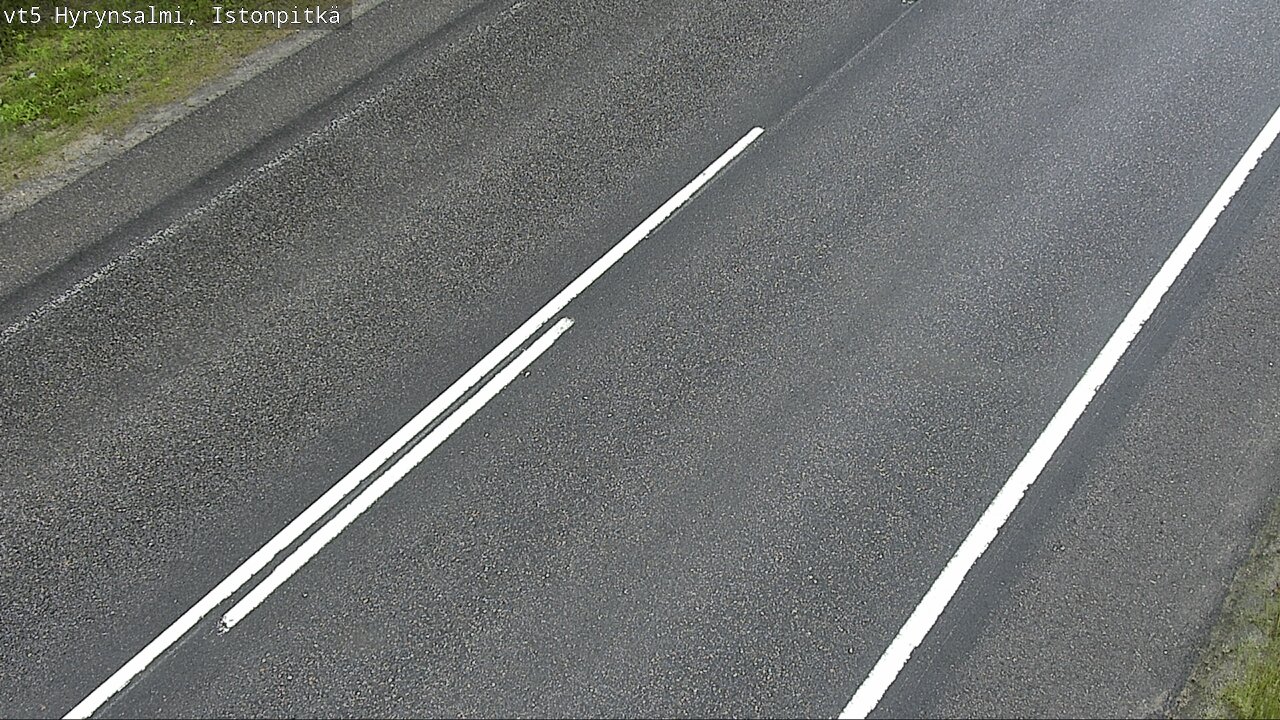 Weather Camera Image Väg 5 Hyrynsalmi, Istonpitkä, Hyrynsalmi, Kainuu