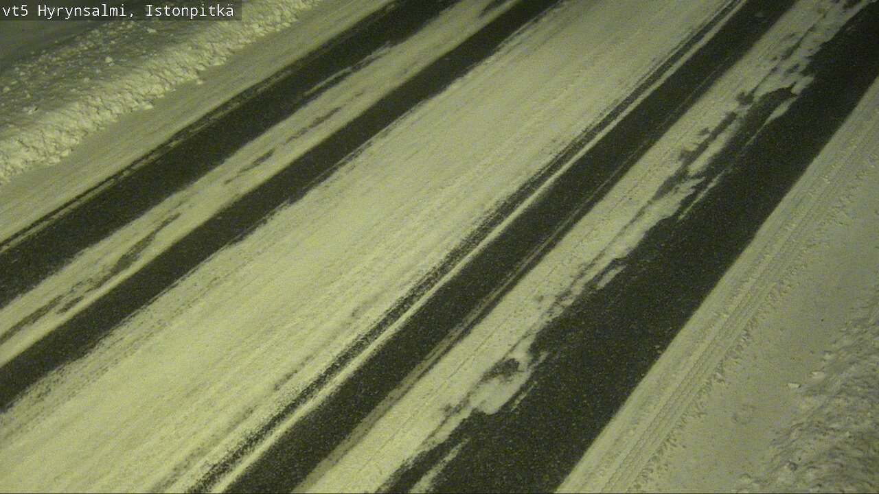 Weather Camera Image Väg 5 Hyrynsalmi, Istonpitkä, Hyrynsalmi, Kainuu