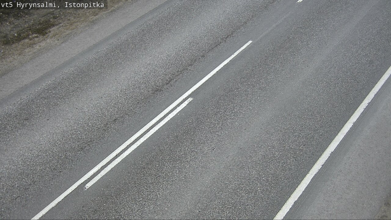 Weather Camera Image Road 5 Hyrynsalmi, Istonpitkä, Hyrynsalmi, Kainuu