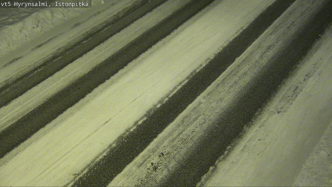 Weather Camera Image Road 5 Hyrynsalmi, Istonpitkä, Hyrynsalmi, Kainuu