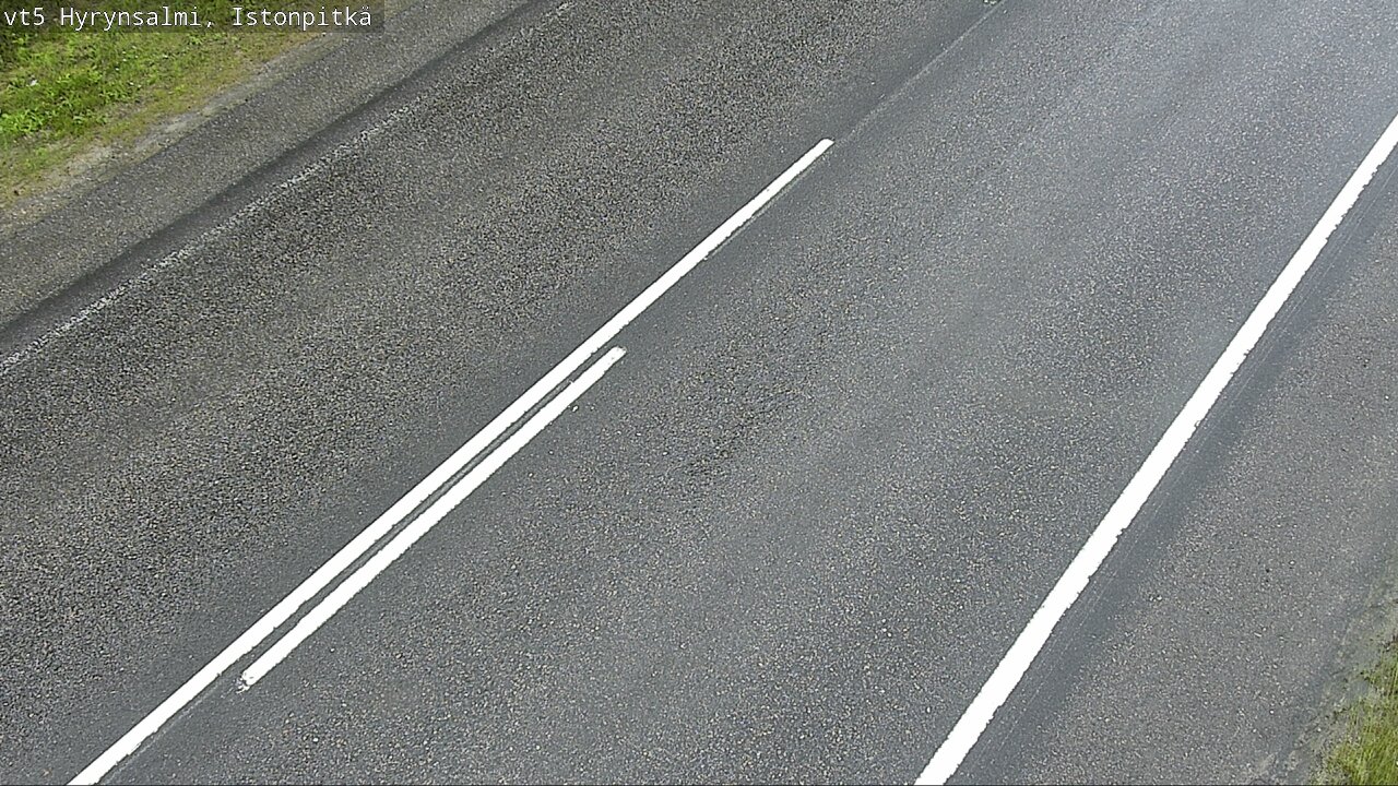 Weather Camera Image Väg 5 Hyrynsalmi, Istonpitkä, Hyrynsalmi, Kainuu