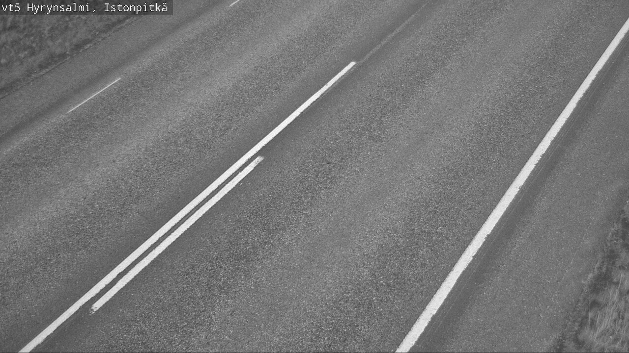 Weather Camera Image Road 5 Hyrynsalmi, Istonpitkä, Hyrynsalmi, Kainuu