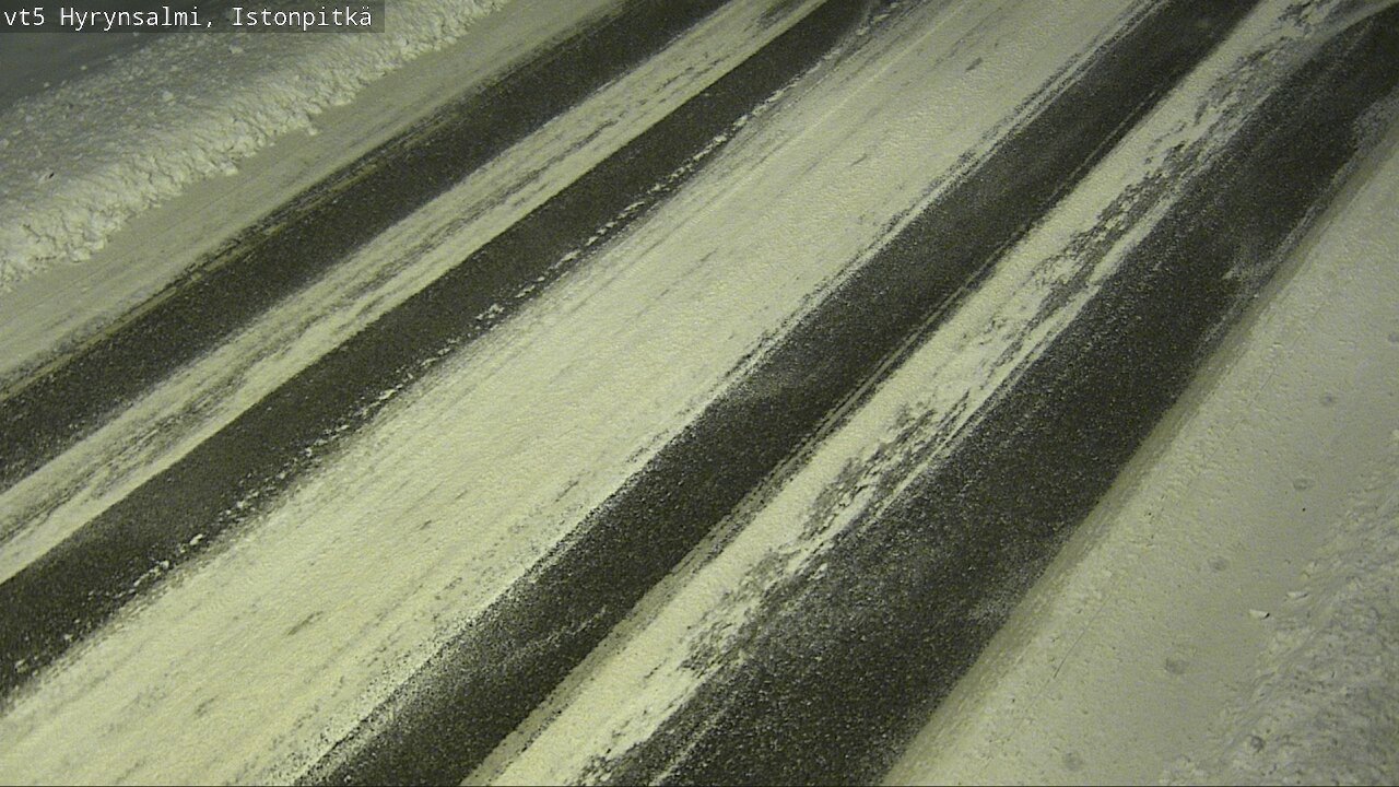 Weather Camera Image Väg 5 Hyrynsalmi, Istonpitkä, Hyrynsalmi, Kainuu