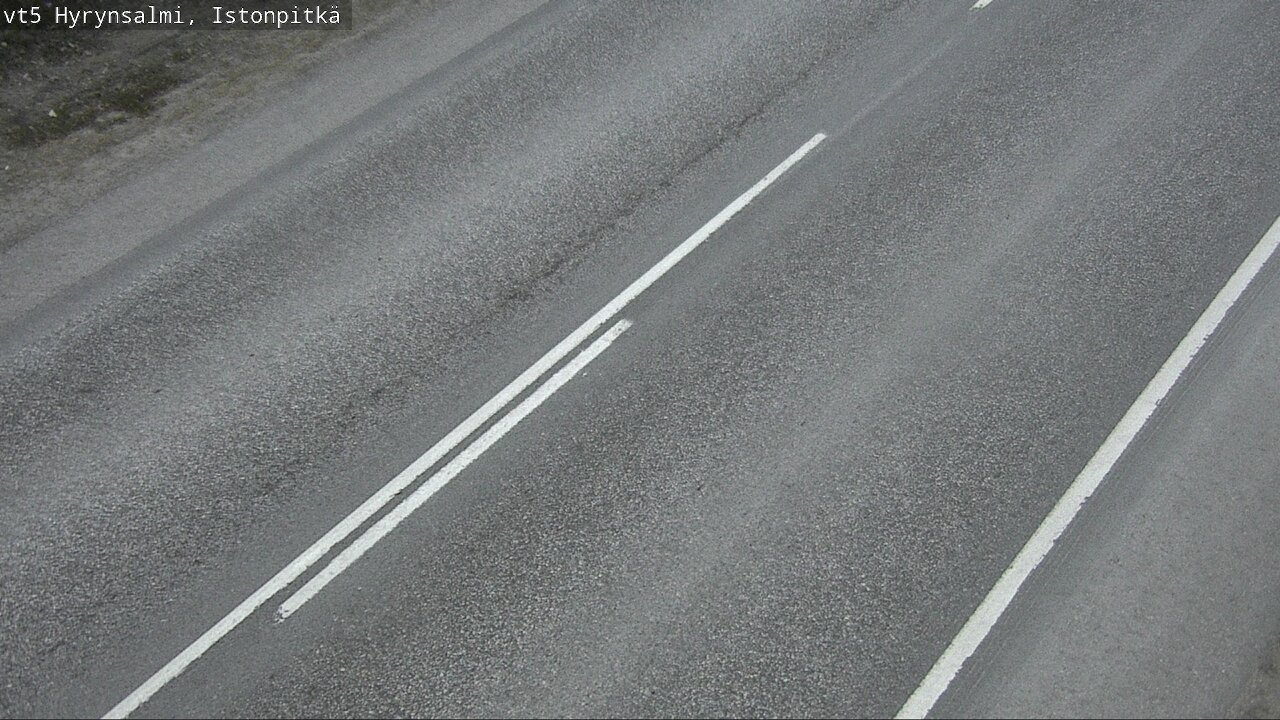 Weather Camera Image Road 5 Hyrynsalmi, Istonpitkä, Hyrynsalmi, Kainuu