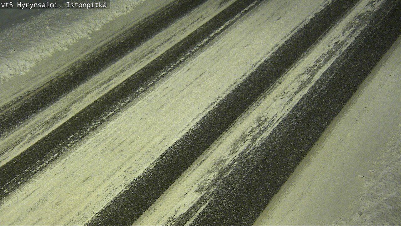 Weather Camera Image Väg 5 Hyrynsalmi, Istonpitkä, Hyrynsalmi, Kainuu