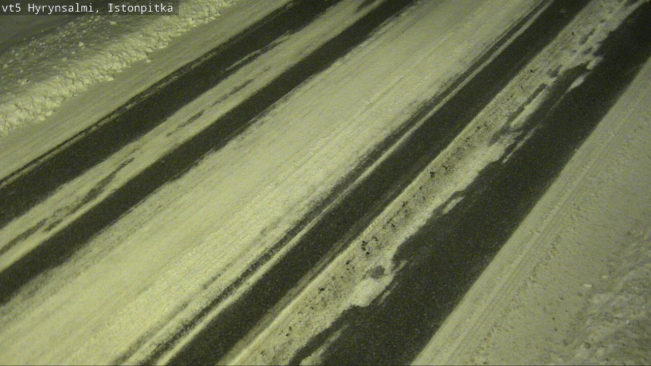 Weather Camera Image Väg 5 Hyrynsalmi, Istonpitkä, Hyrynsalmi, Kainuu
