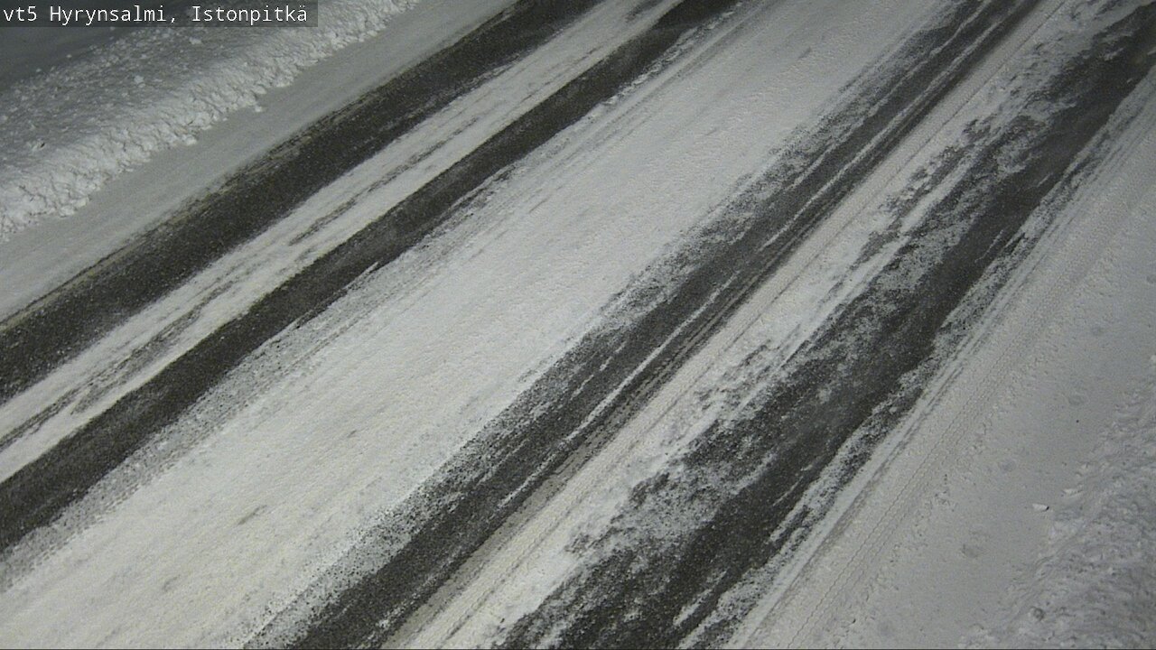 Weather Camera Image Väg 5 Hyrynsalmi, Istonpitkä, Hyrynsalmi, Kainuu
