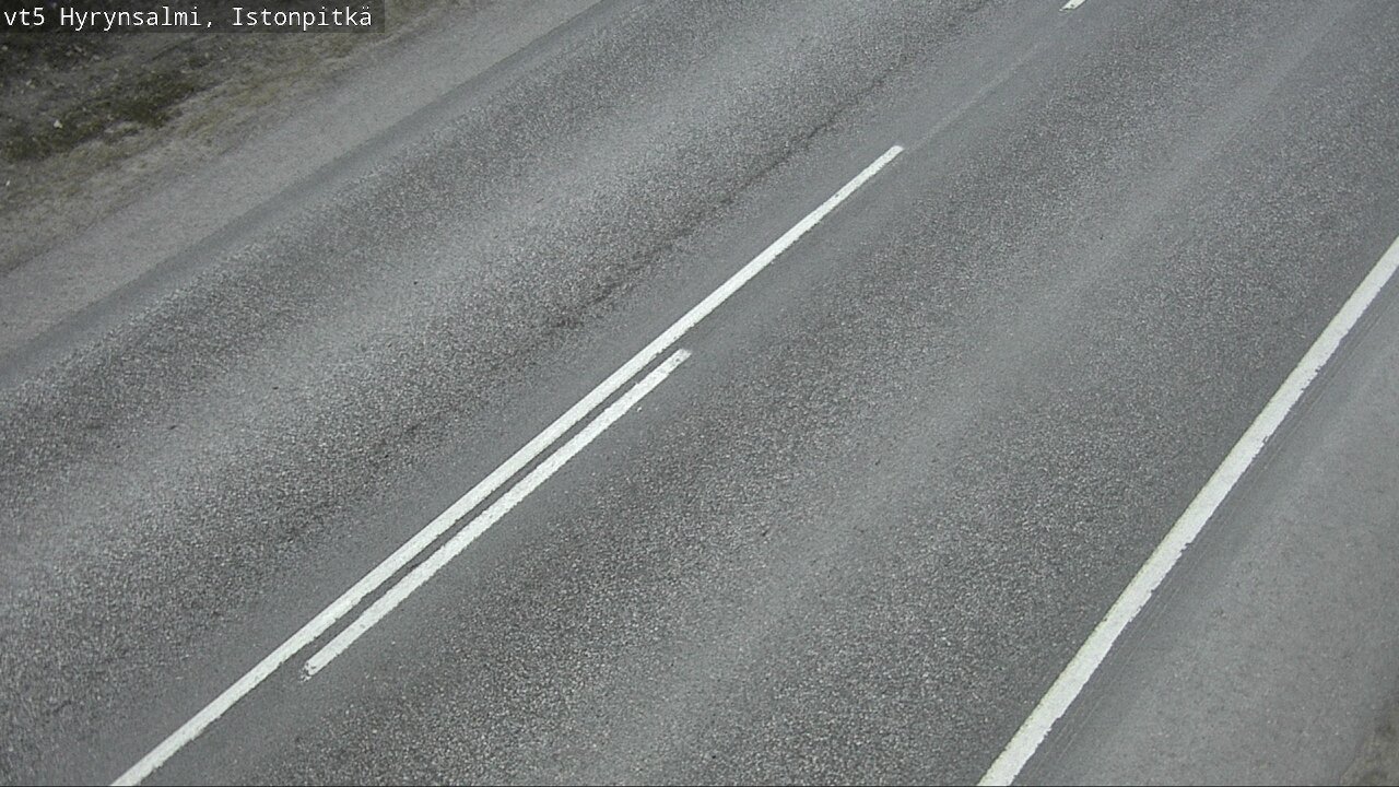 Weather Camera Image Road 5 Hyrynsalmi, Istonpitkä, Hyrynsalmi, Kainuu